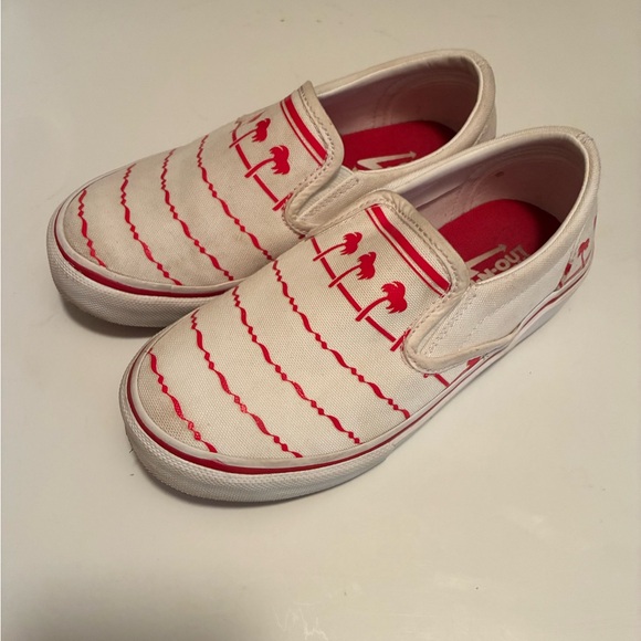 Kids Slip-On Shoes with Red Palm Tree Design - Picture 1 of 5